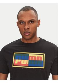 Puma T-Shirt Graphics Box 684827 Czarny Regular Fit. Kolor: czarny. Materiał: bawełna #5