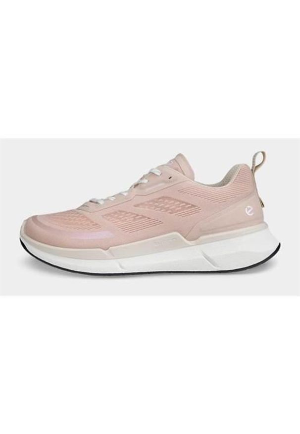 ecco - Buty do chodzenia damskie Ecco Sneaker Biom 2.2. Kolor: różowy. Materiał: materiał, syntetyk. Szerokość cholewki: normalna. Sport: turystyka piesza