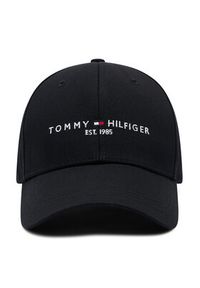 TOMMY HILFIGER - Tommy Hilfiger Czapka z daszkiem Th Established Cap AM0AM07352 Czarny. Kolor: czarny. Materiał: materiał