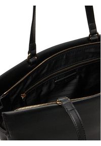 TOMMY HILFIGER - Tommy Hilfiger Torebka Th Legacy Tote AW0AW17197 Czarny. Kolor: czarny. Materiał: skórzane #5