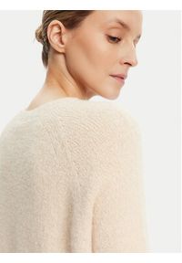 Weekend Max Mara Sweter Ghiacci 2525366151 Beżowy Regular Fit. Kolor: beżowy. Materiał: wełna #5