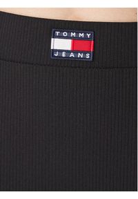 Tommy Jeans Spódnica mini Badge DW0DW14972 Czarny Slim Fit. Kolor: czarny. Materiał: syntetyk