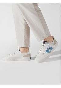 Pepe Jeans Sneakersy Allen Flag Color PMS30903 Biały. Kolor: biały. Materiał: materiał #5