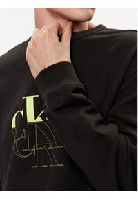 Calvin Klein Jeans Bluza Monogram Echo J30J325516 Czarny Regular Fit. Kolor: czarny. Materiał: bawełna #5