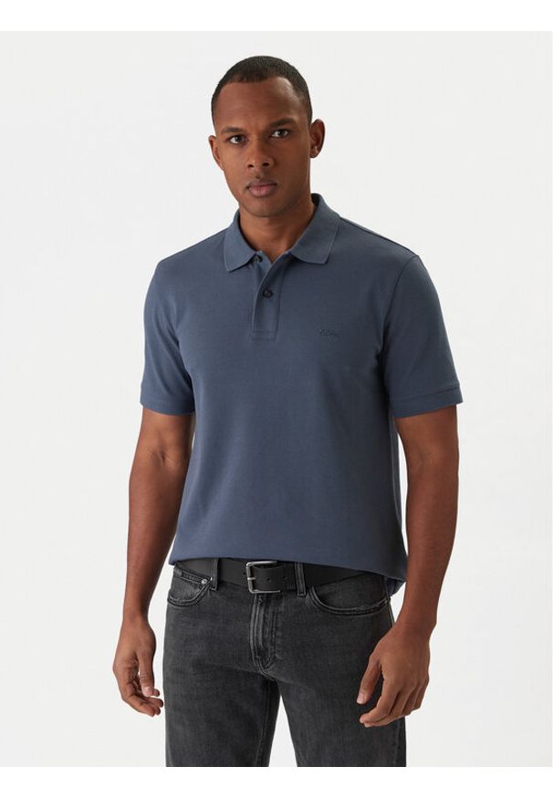 BOSS Polo Pallas 50553564 Niebieski Regular Fit. Typ kołnierza: polo. Kolor: niebieski. Materiał: bawełna