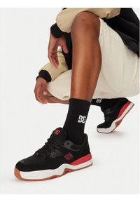 DC Shoes Sneakersy DC01676001 Czarny. Kolor: czarny. Materiał: skóra, zamsz #1