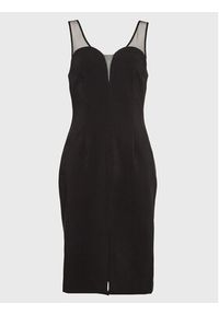 Kontatto Sukienka koktajlowa NO1013 Czarny Slim Fit. Kolor: czarny. Materiał: syntetyk. Styl: wizytowy #6