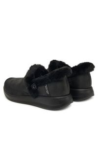 skechers - Skechers Kapcie Cozy Escape 168114/BBK Czarny. Kolor: czarny. Materiał: skóra #4