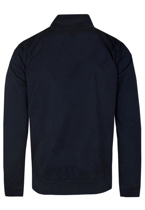 Lekka Przejściowa Kurtka, Wiatrówka - Pako Jeans - Granatowa. Kolor: niebieski. Materiał: bawełna. Sezon: jesień, wiosna