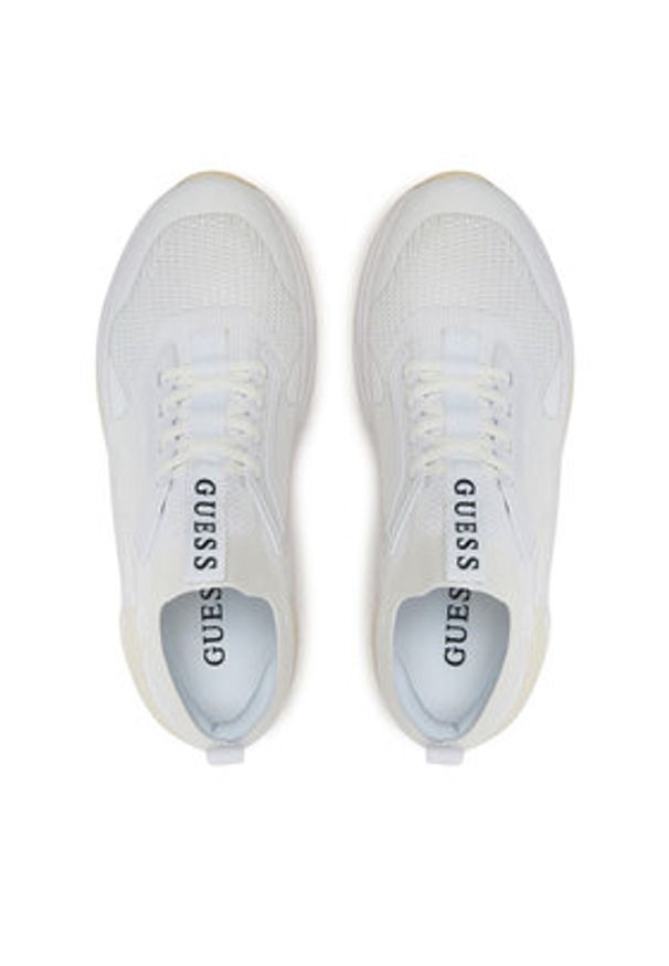 Guess Sneakersy FLPGAX FAB12 Biały. Kolor: biały. Materiał: skóra