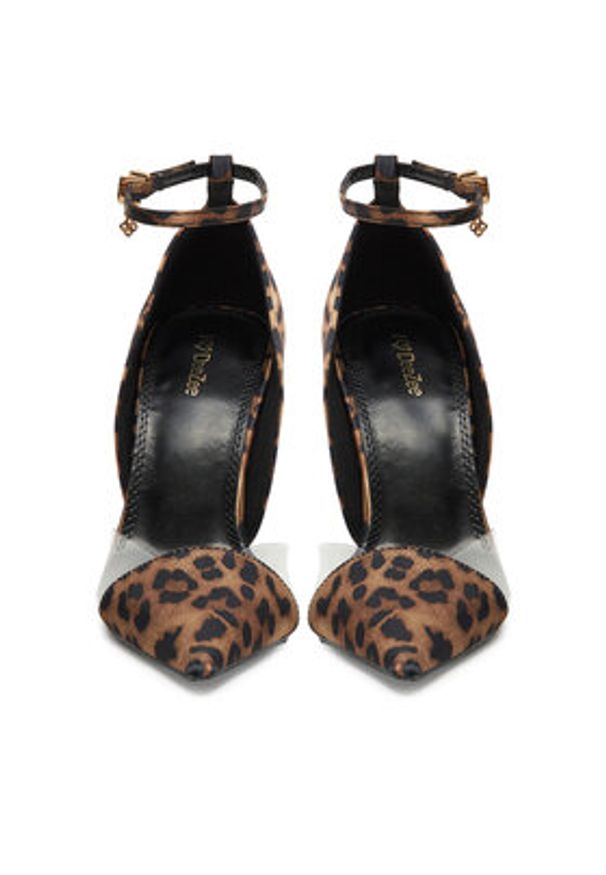 DeeZee Szpilki PX096 01 Beżowy. Kolor: beżowy. Materiał: materiał. Obcas: na szpilce