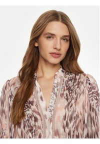 Guess Bluzka W5RH16 WDW82 Kolorowy Classic Fit. Materiał: syntetyk. Wzór: kolorowy #4
