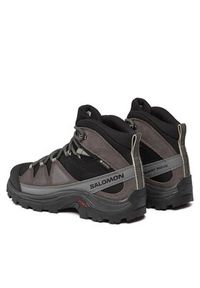 salomon - Salomon Trekkingi Quest Rove GORE-TEX L47181500 Czarny. Kolor: czarny. Materiał: skóra, zamsz