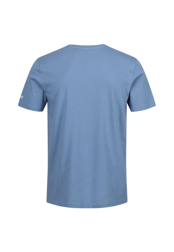Regatta - T-shirt Męski Niska Waga Sportowy Tait. Kolor: niebieski. Sport: turystyka piesza