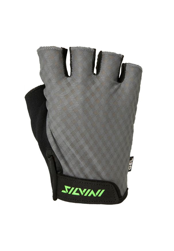 Silvini - Rękawice rowerowe męskie SILVINI Men Gloves GAIONO. Kolor: szary, wielokolorowy, zielony. Materiał: skóra. Sport: kolarstwo, turystyka piesza