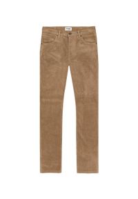 Wrangler - WRANGLER LARSTON MĘSKIE SPODNIE SZTRUKSOWE SZTRUKSY SZTRUKS LEAD GREY W18SA2M24. Materiał: sztruks #3