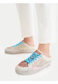 Eva Minge Klapki NARI-25/502 Złoty. Kolor: złoty. Materiał: syntetyk #6