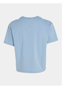 Tommy Jeans T-Shirt Badge DW0DW15640 Błękitny Classic Fit. Kolor: niebieski. Materiał: bawełna, syntetyk #8