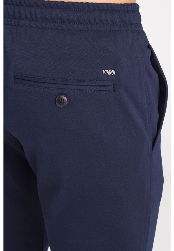 Niebieskie spodnie dresowe Emporio Armani