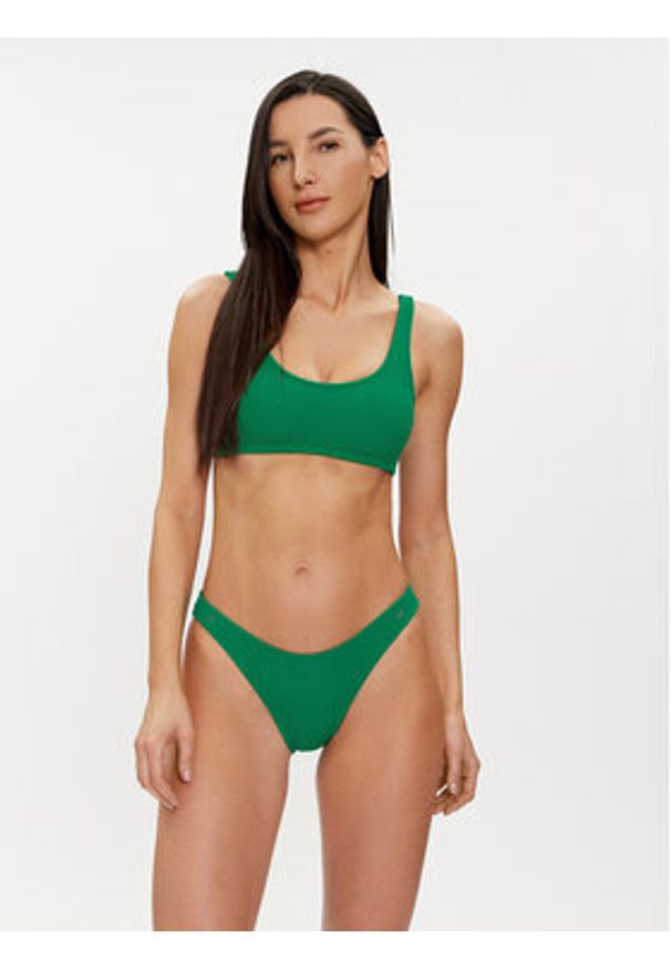 Banana Moon Dół od bikini Naida Scrunchy Zielony. Kolor: zielony. Materiał: syntetyk