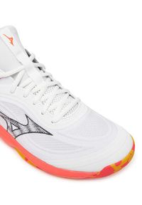 Mizuno Buty halowe Wave Luminous 3 V1GA2420 Biały. Kolor: biały. Materiał: skóra. Model: Mizuno Wave #3