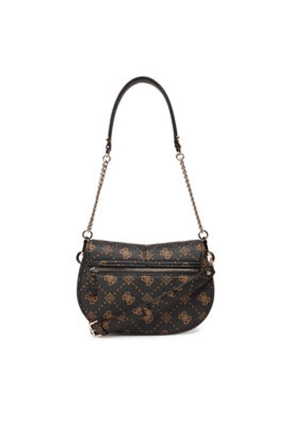 Guess Torebka Carrie Logo HWGP98 98200 Brązowy. Kolor: brązowy. Materiał: skórzane