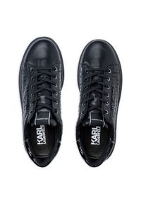 Sneakersy męskie czarne Karl Lagerfeld KAPRI Monogram Emboss. Kolor: czarny #2