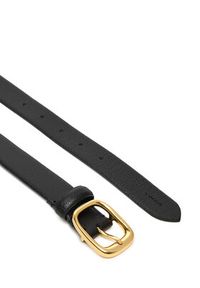 Calvin Klein Pasek Damski Chuncky Bukle Caviar LV04F7023G Czarny. Kolor: czarny. Materiał: skóra #3
