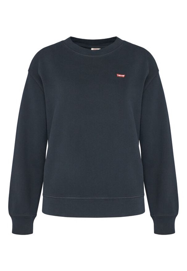Levi's® Bluza Standard Crewneck 24688-0006 Czarny Relaxed Fit. Kolor: czarny. Materiał: bawełna