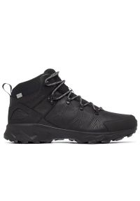 columbia - Buty Columbia Peakfreak II Mid Outdry 2044251010 - czarne. Kolor: czarny. Materiał: skóra, guma. Szerokość cholewki: normalna. Sport: turystyka piesza #1