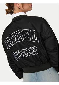 only - ONLY Kurtka bomber Tatjano 15336394 Czarny Regular Fit. Kolor: czarny. Materiał: syntetyk #5