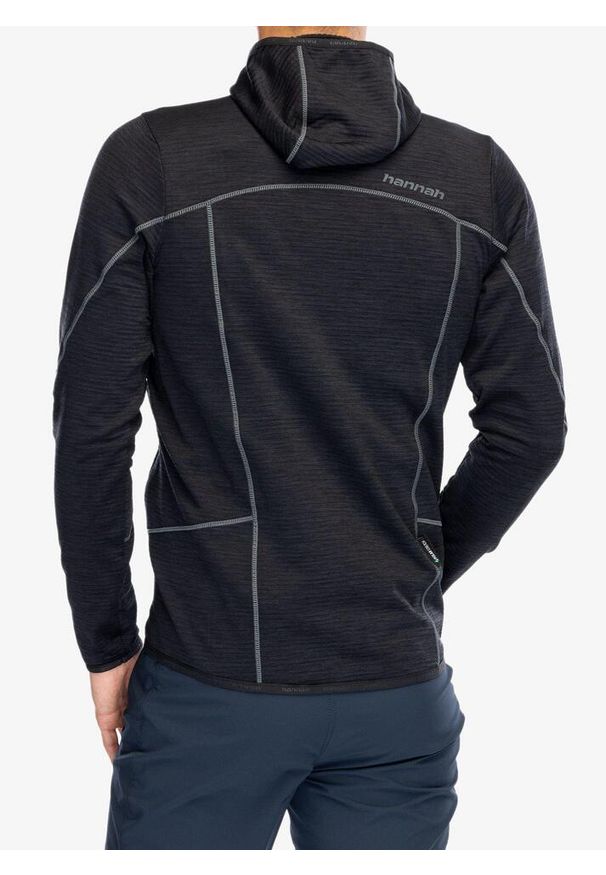 Bluza z kapturem męska Hannah Damar Hoody. Typ kołnierza: kaptur. Kolor: czarny