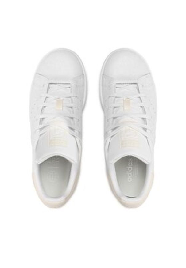 Adidas - adidas Sneakersy Stan Smith J HQ8754 Biały. Kolor: biały. Materiał: skóra. Model: Adidas Stan Smith
