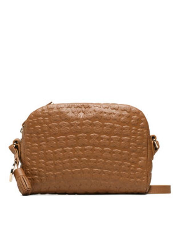 Tous - TOUS Torebka Bandolera Sherton 2000839143 Brązowy. Kolor: brązowy. Materiał: skórzane