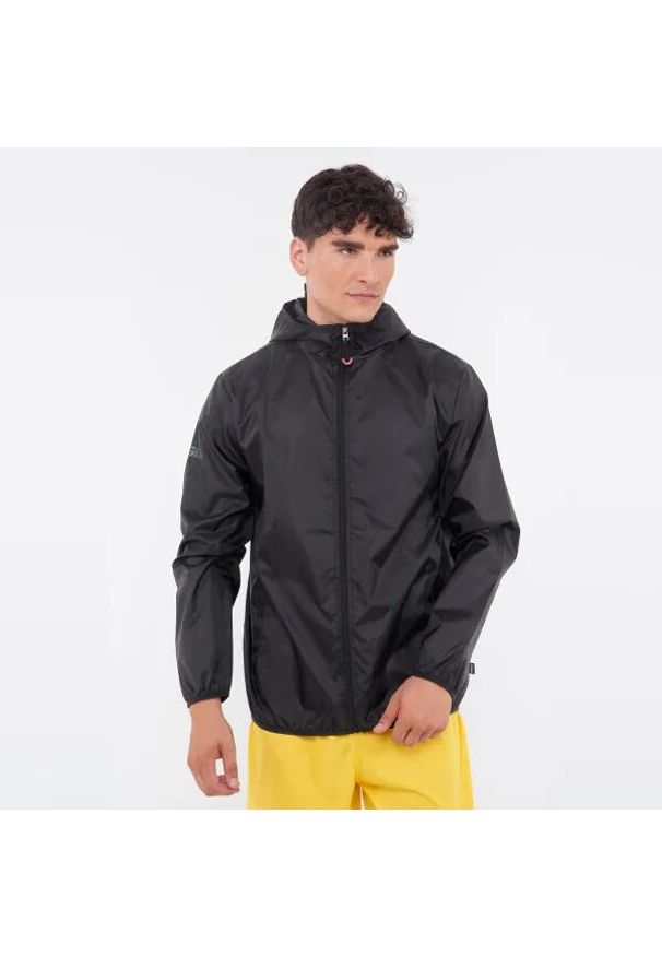 LEGEA - Kurtka Legea Atacama Dorosłych. Kolor: czarny. Materiał: poliester. Sezon: zima. Sport: bieganie, fitness