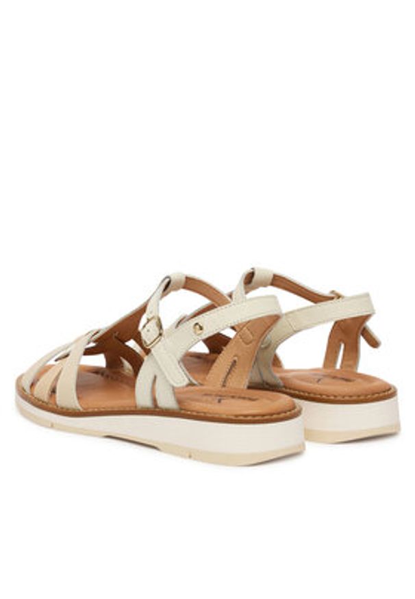 Pikolinos Sandały Roquetas W9B-0789C1 Biały. Kolor: biały. Materiał: skóra