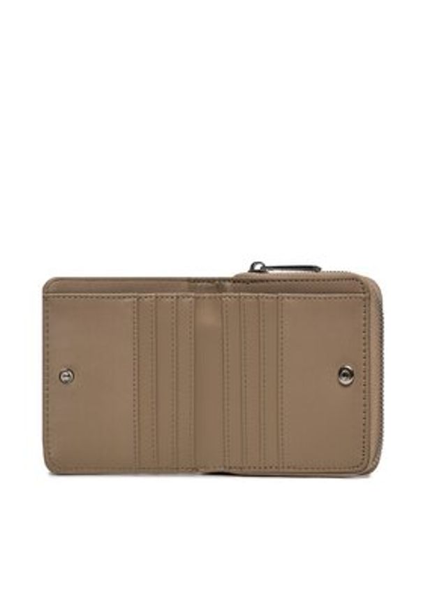Puccini Portfel BLP836A Beżowy. Kolor: beżowy. Materiał: skóra