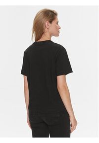 Guess T-Shirt Gothic W4RI49 K6XN4 Czarny Regular Fit. Kolor: czarny. Materiał: bawełna