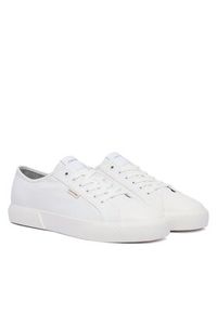 Calvin Klein Trampki Vulc Laceup Cv HM0HM02121 Biały. Kolor: biały. Materiał: materiał #5