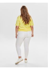 ONLY Carmakoma Jeansy Willy 15176825 Biały Skinny Fit. Kolor: biały #2