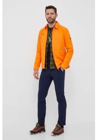Mammut kurtka outdoorowa Seon Light kolor pomarańczowy. Typ kołnierza: kaptur. Kolor: pomarańczowy. Materiał: włókno, materiał, softshell. Długość: długie #5