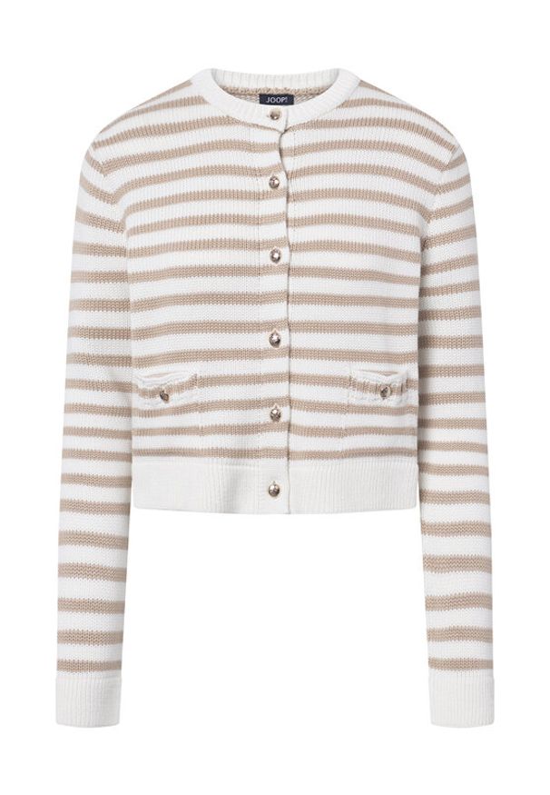 JOOP! Kardigan 58 253KN58Kola 30047636 Beżowy Loose Fit. Kolor: beżowy. Materiał: syntetyk