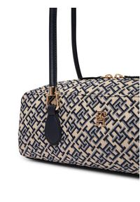 TOMMY HILFIGER - Tommy Hilfiger Torebka Th Grace Shoulder Bag Jacquard AW0AW18752 Niebieski. Kolor: niebieski #3