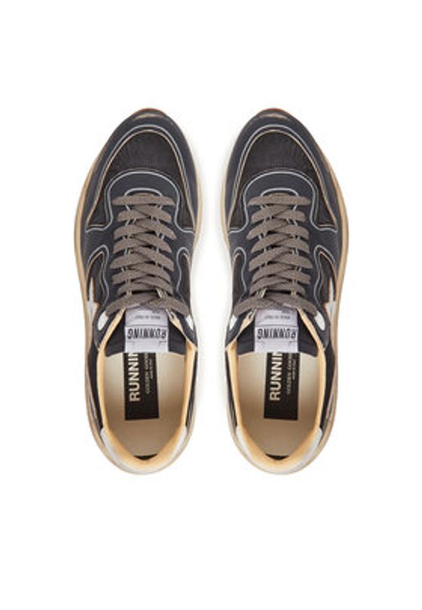 GOLDEN GOOSE Sneakersy GMF00126.F006220 50870 Granatowy. Kolor: niebieski. Materiał: materiał