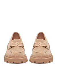 DeeZee Loafersy LE601-5 Beżowy. Kolor: beżowy. Materiał: materiał #3