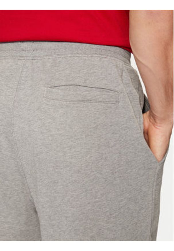 TOMMY HILFIGER - Tommy Hilfiger Spodnie dresowe Terry MW0MW37236 Szary Regular Fit. Kolor: szary. Materiał: bawełna