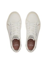 Pepe Jeans Sneakersy Kenton Mix W PLS31560 Biały. Kolor: biały. Materiał: skóra #5