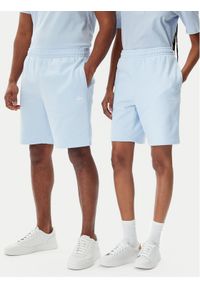 Lacoste Szorty sportowe Unisex GH0990 Błękitny Regular Fit. Kolor: niebieski. Materiał: bawełna