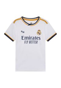 Koszulka piłkarska dla dzieci Real Madrid Home 23/24. Kolor: biały. Sport: piłka nożna