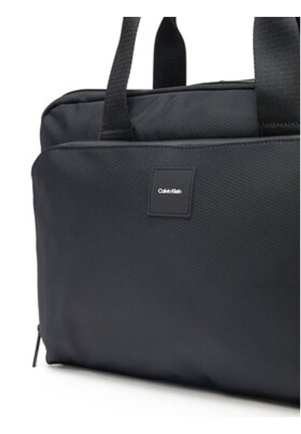 Calvin Klein Torba na laptopa K50K512735 Czarny. Kolor: czarny. Materiał: nylon, materiał
